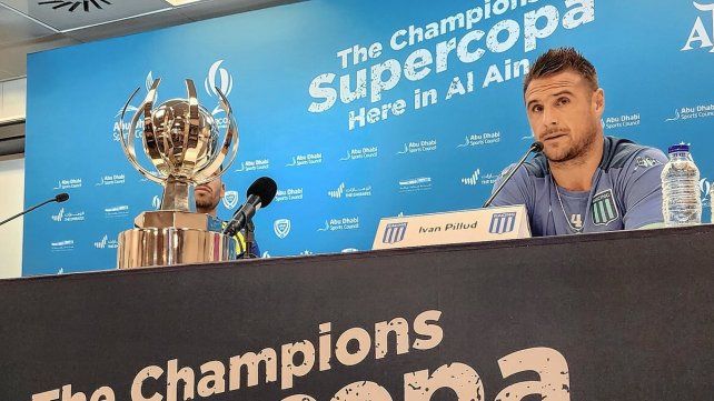 Iván Pillud se mostró muy orgulloso de representar a Racing en esta Supercopa contra Boca.&nbsp;