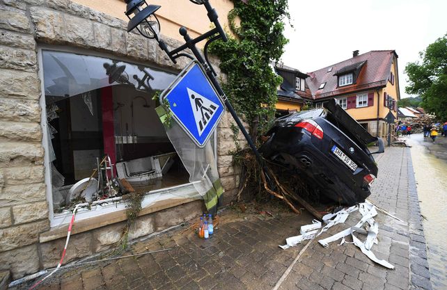 Graves inundaciones en el sur de Alemania