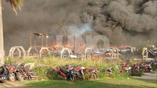 El incendio ocurrido el sábado a la tarde en el depósito judicial fue intencional