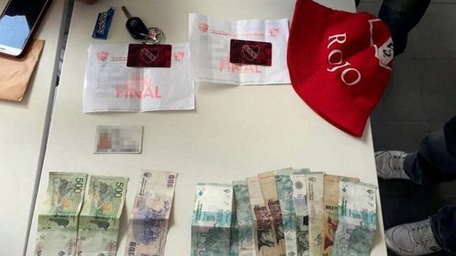 Cayeron cuatro revendedores de entradas en la previa de Independiente y Flamengo