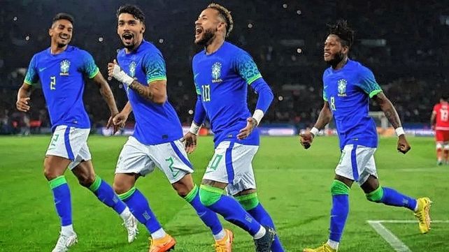 Brasil goleó 5-1 a Túnez