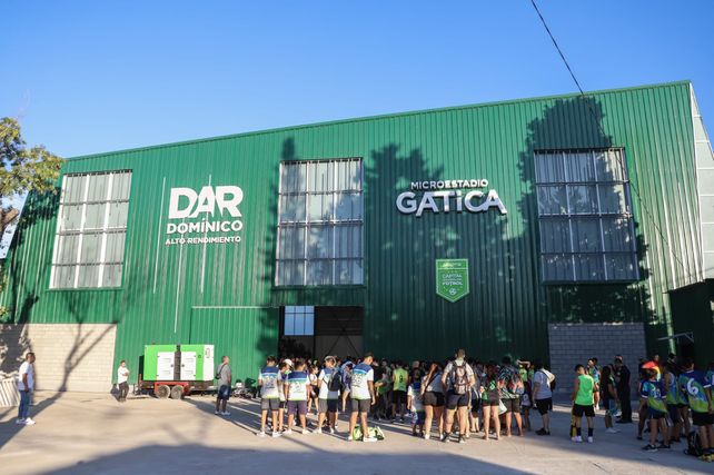 El microestadio José María Gatica del Parque Domínico