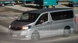 Lionel Messi llegó al aeropuerto de Rosario y se trasladó hacia Funes en una Toyota Hiace Wagon.