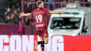 Castillo marcó el tanto de la clasificación de Lanús.