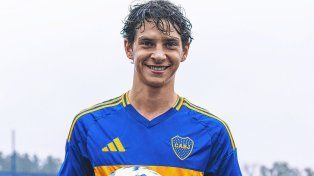 Joaquín Piñeyro, delantero del semillero de Boca Juniors.