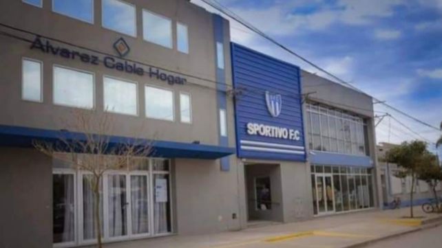 La sede de Sportivo. Está ubicada en calle Rivadavia 874