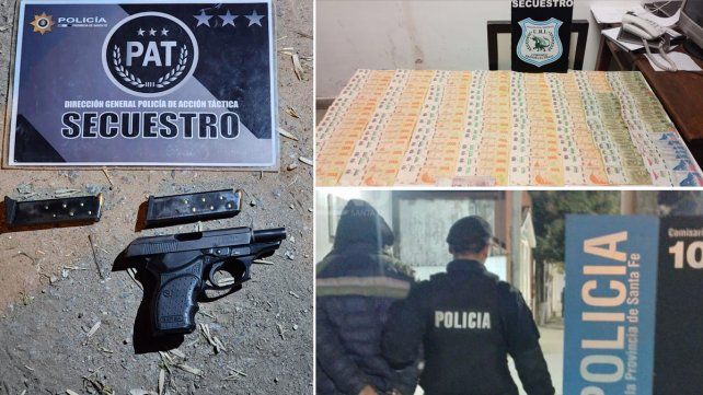 Detuvieron un ladrón que asaltó a un remisero, con un arma de guerra y $120.000