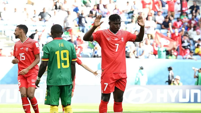 Suiza hizo su estreno con un triunfo ante Camerún en Qatar