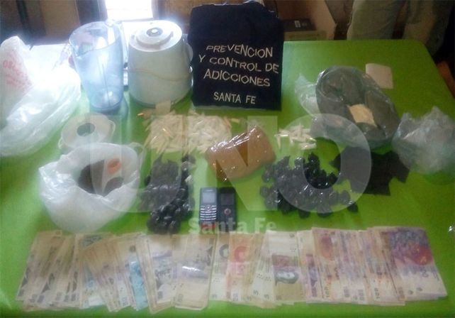 Operativo de drogas: secuestran cocaína y marihuana en San Justo