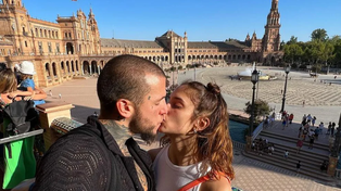 Alex Caniggia y Melody Luz disfrutan de sus vacaciones en España
