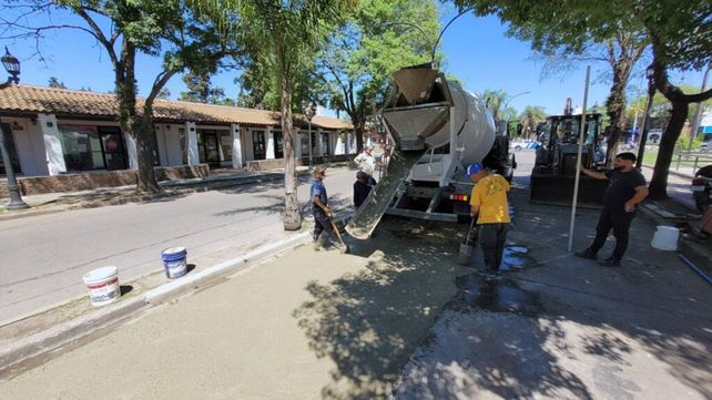 La Municipalidad de San Lorenzo lleva a cabo un plan de refacción de calles en distintos puntos de la ciudad