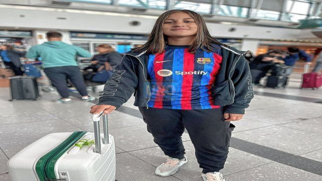 La paranaense que fue a probarse al Barcelona y seguir el camino de Messi