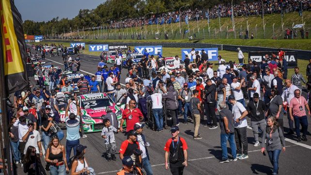 Así se veía la recta principal del Juan Manuel Fangio en 2023