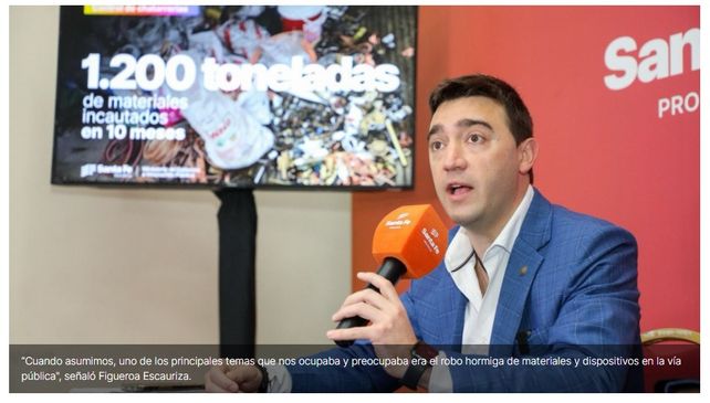 Extremamos controles en chatarrerías; por eso baja el delito como el robo de cables