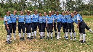 Las chicas del sóftbol de Argentina listas para el viaje