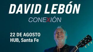 David Lebón regresa a Santa Fe con Conexión, un show imperdible