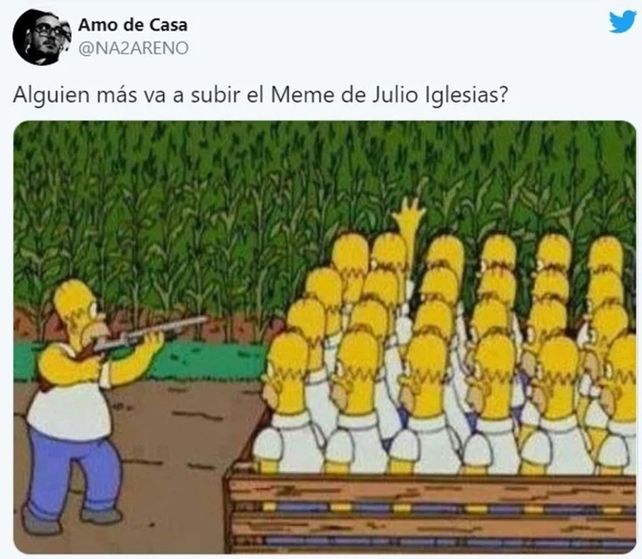 Arrancó julio y la ya tradicional catarata de memes del cantante español Julio Iglesias