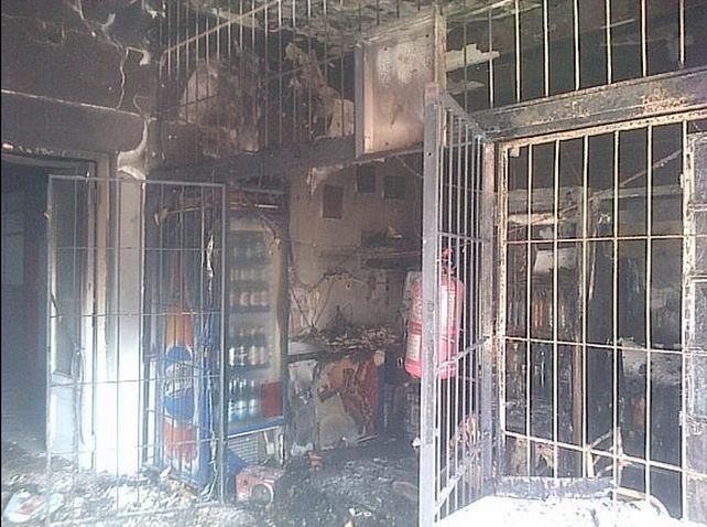 Se produjo un incendio en el comedor del Centro Castellanos