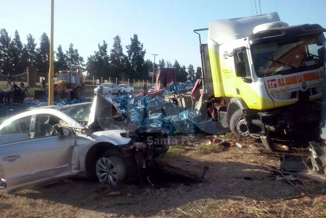 Dramático accidente en San Justo: murió un matrimonio en un choque frontal