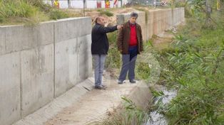 Ruta 1: el intendente de Rincón se mostró preocupado por desagües tapados ante las posibles lluvias