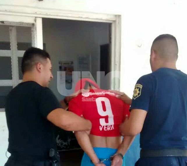 El golpeador fue detenido en Santo Tomé&nbsp;