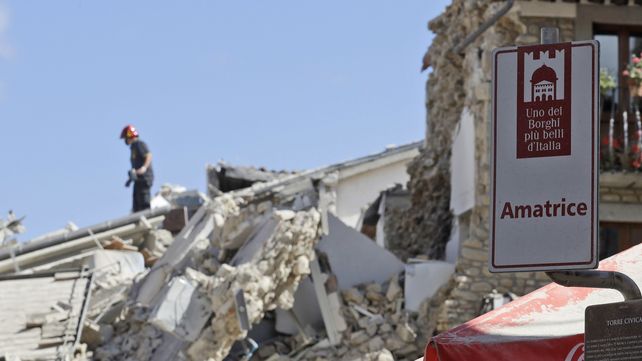 Las estremecedoras imágenes del sismo que sacudió a Italia