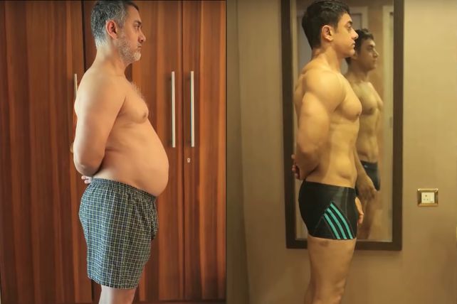 La increíble transformación del actor&nbsp;Aamir Khan en cinco meses.