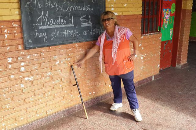 Vándalos dañaron la escuela Estrada en el barrio Los Troncos