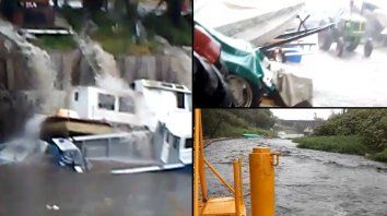 Los arroyos Ludueña y Saladillo registraron los efectos de la tormenta. Los arroyos Ludueña y Saladillo registraron los efectos de la tormenta.
