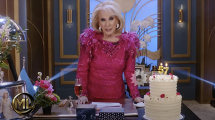 La emoción de Mirtha Legrand