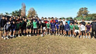 El seleccionado de la Liga Santafesina tuvo su primer entrenamiento en el predio en Monte Vera.
