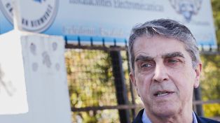 En el colegio. Armando Traferri ya contribuyó con equipamiento y mobiliario.