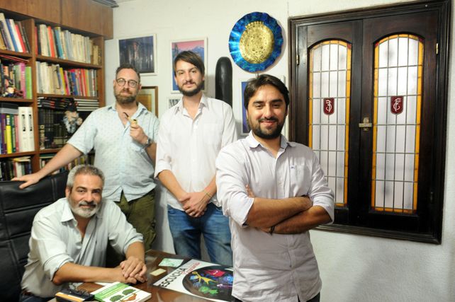 Docentes. Los integrantes de la agrupación Mesa Verde