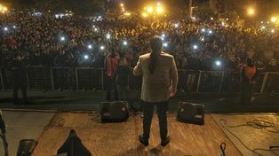 Mario Pereyra revolucionó Recreo en los festejos del 25 de Mayo