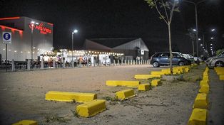 La zona de boliches fue escenario de hechos de violencia entre jóvenes