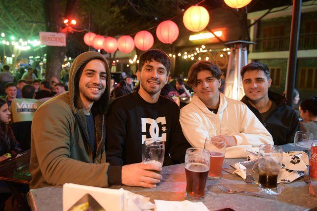 Leandro Berman, Julian Villareal, Blas Gimenez y Nicolas Pesce