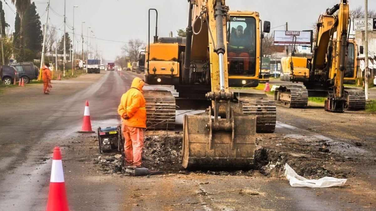 Comenzó la tercera etapa de la obra de reparación sobre RN11 en Puerto San Martín