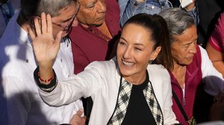 Claudia Sheinbaum llegó a los comicios de este domingo como la gran favorita a suceder a López Obrador. Claudia Sheinbaum llegó a los comicios de este domingo como la gran favorita a suceder a López Obrador.