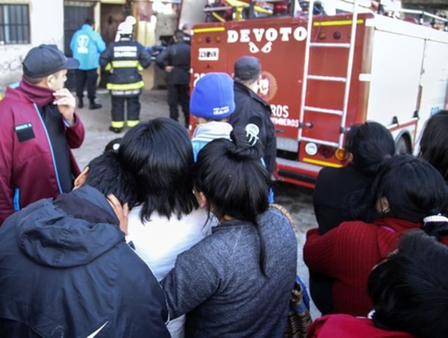 espeluznante. La familia murió en el incendio del conventillo de La Boca.