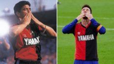 Con la rojinegra. El homenaje de Messi conmovió al mundo y unió a Diego con Ñuls. Con la rojinegra. El homenaje de Messi conmovió al mundo y unió a Diego con Ñuls.