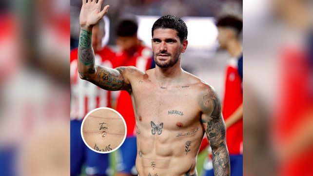 De Paul y el tatuaje que le dedicó a Tini.