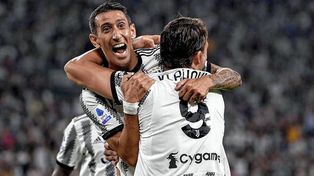 Ángel Di María marcó en la Juve.&nbsp;