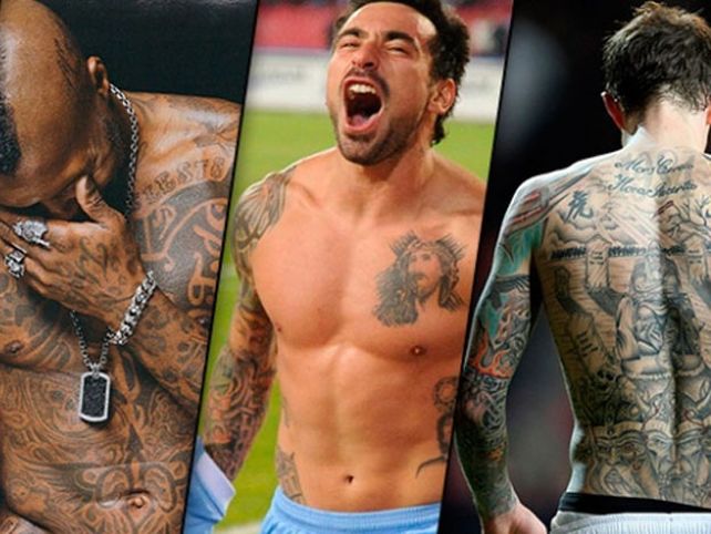 Ránking de los mejores tatuajes de futbolistas