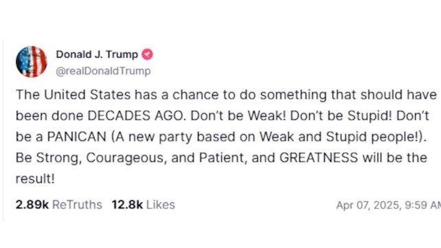 Donald Trump defendió sus aranceles y criticó a China
