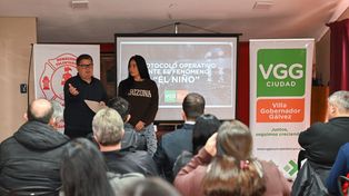 Fenómeno de El Niño: Villa Gobernador Gálvez presentó el protocolo operativo para actuar ante contingencias climáticas