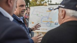 Quedó inaugurado el desagüe Padre Genesio, en Guadalupe Este