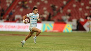 Los Pumas 7s cerraron con un triunfo ante Inglaterra en Singapur.