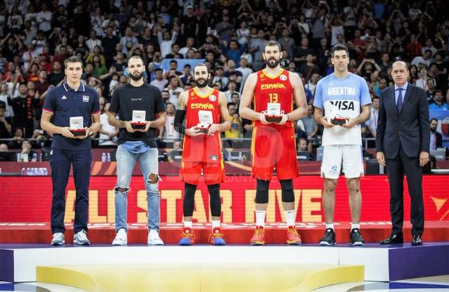 Luis Scola integró el quinteto ideal del Mundial de China