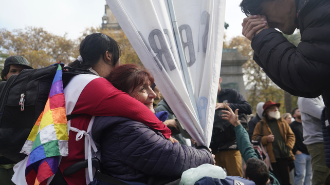 Decenas de personas siguieron el primer tramo del debate en el recinto de Diputados que derivó en la media sanción a la Ley de Emergencia en Discapacidad.