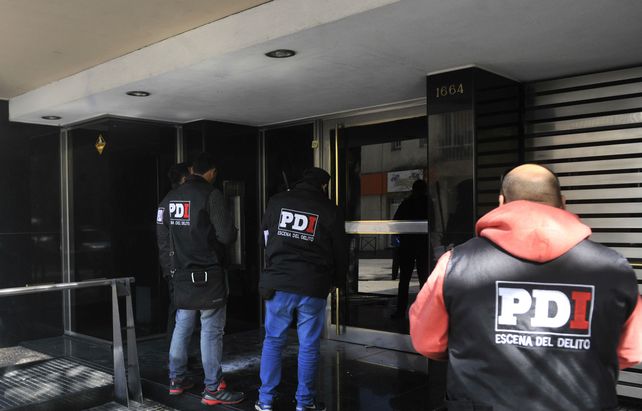 La PDI trabajó en el lugar del ataque.